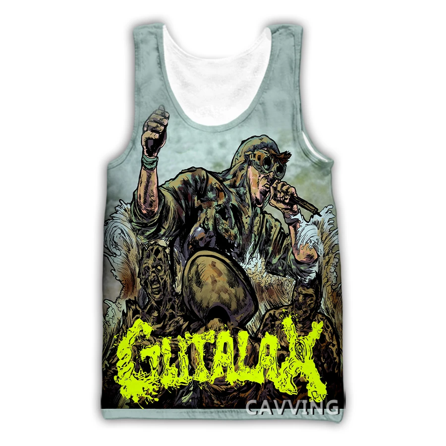 

CAVVING 3D Printed Gutalax Rock Tank Tops Harajuku Vest Summer Undershirt Shirts Streetwear for Men/women