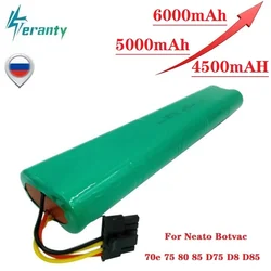 Upgrade 4500mah 5000mah 6000mAh 12V Ni-MH Battery for Neato Botvac 70E 75 80 85 D75 D8 D85 Vacuum Cleaners Rechargeable Battery