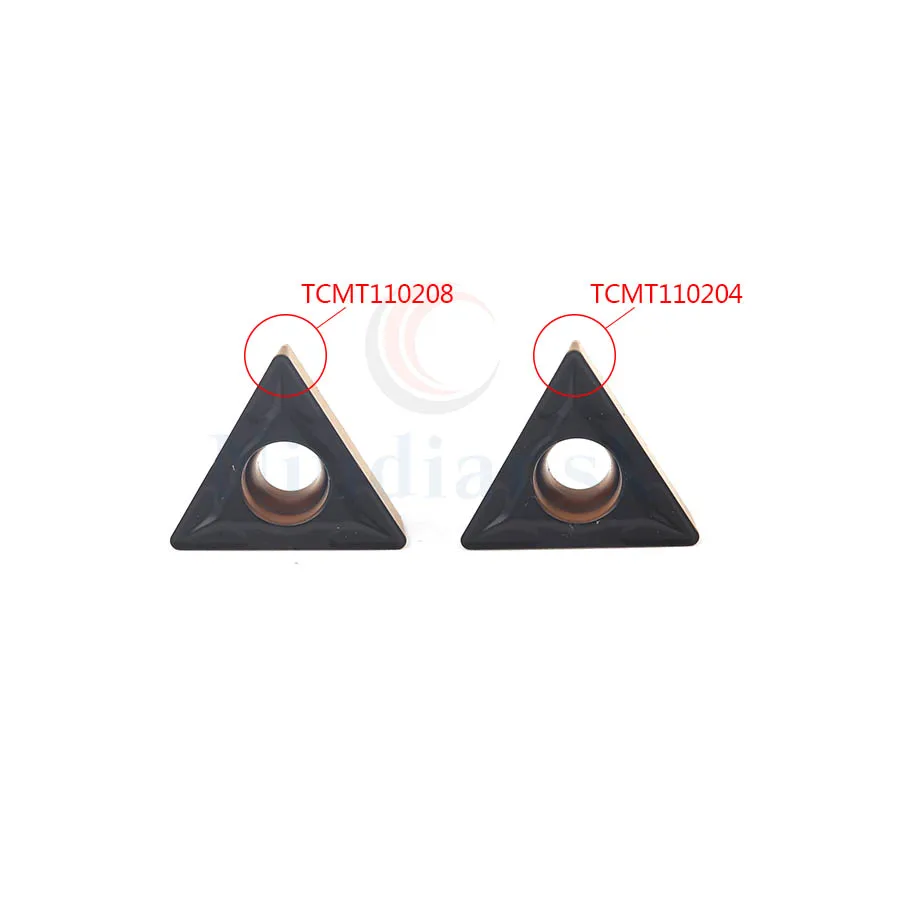 TCMT110204 LF9218 TCMT110208 LF9218 Tiện Bằng Máy CNC Công Cụ Phần Carbide Biến Dạng Cao Chất Lượng 2 Phủ Màu Cắt Miếng Lót