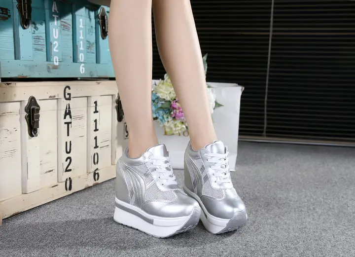 ladies wedge sneakers high top casual shoes women platform sneakers women shoes trainers women footwear heels zapatillas mujer