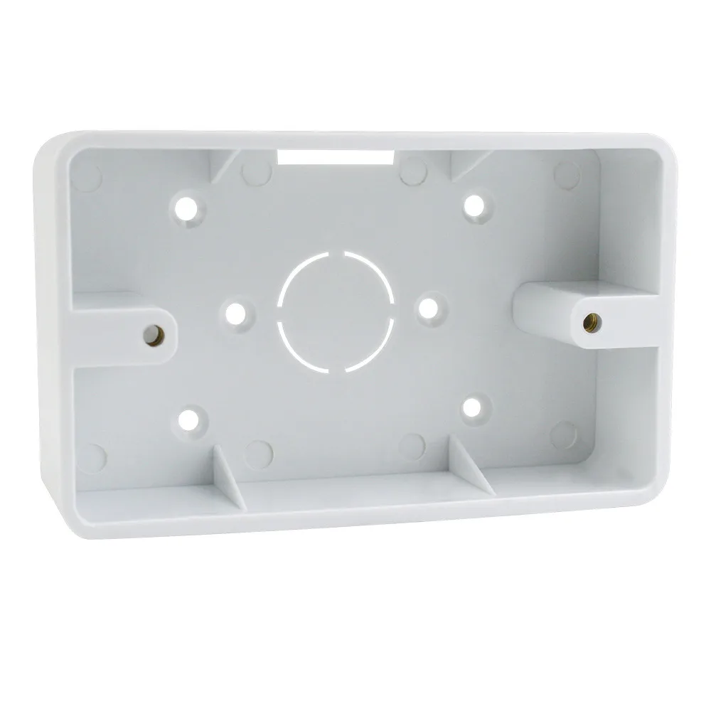 Switch Box External Mounting Box 118mm*74mm*34mm for 118mm Touch Switch and USB Socket For Any Position of Wall Surface