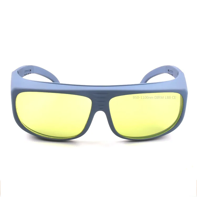 

EN207 O.D 8 laser safety glasses for 980nm 1064nm and 1070nm lasers, marked 950-1100nm DIRM LB8 CE FOR laser machines