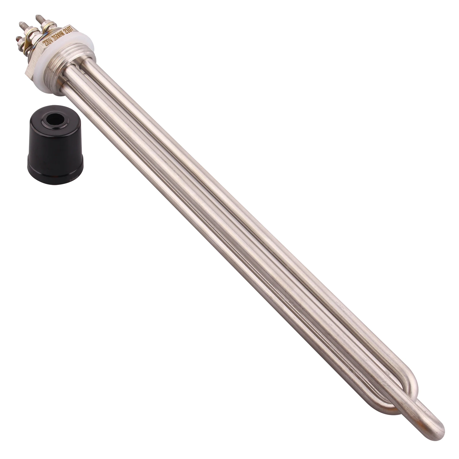 DN25 32mm Thread Electric Water Heating Element  Immersion Heater 220V SUS304  Brewing Resistance 1.5/2.5/3.5/4.5/5.5kw