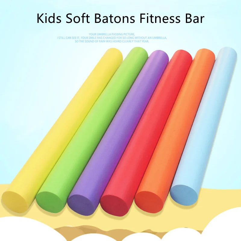 Bâtons de sécurité pliables de 11.4 pouces, jouets de Sport pour enfants, équipement d'athlétisme de maternelle, jeux de plein air, barre de Fitness pour enfants