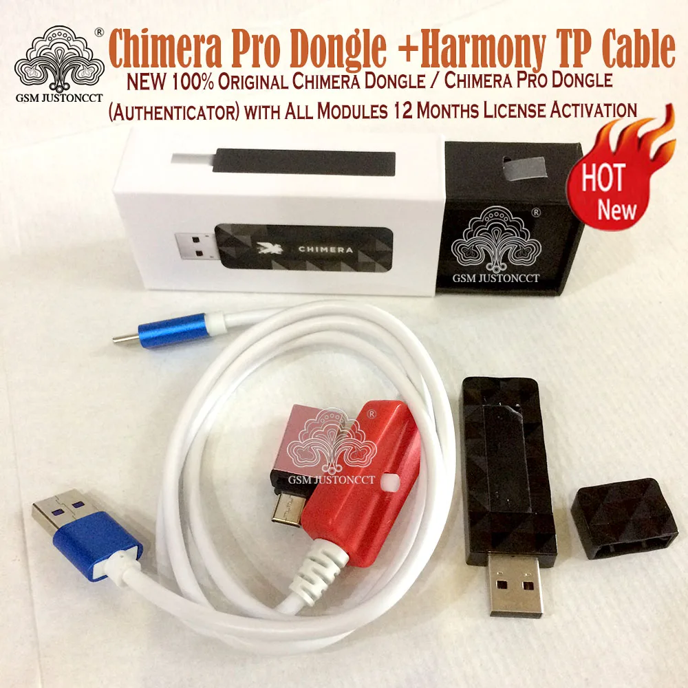 

NEW Original Chimera Dongle / Chimera Pro Dongle (Authenticator) with All Modules 12 Months License Activation+harmony tp Cable