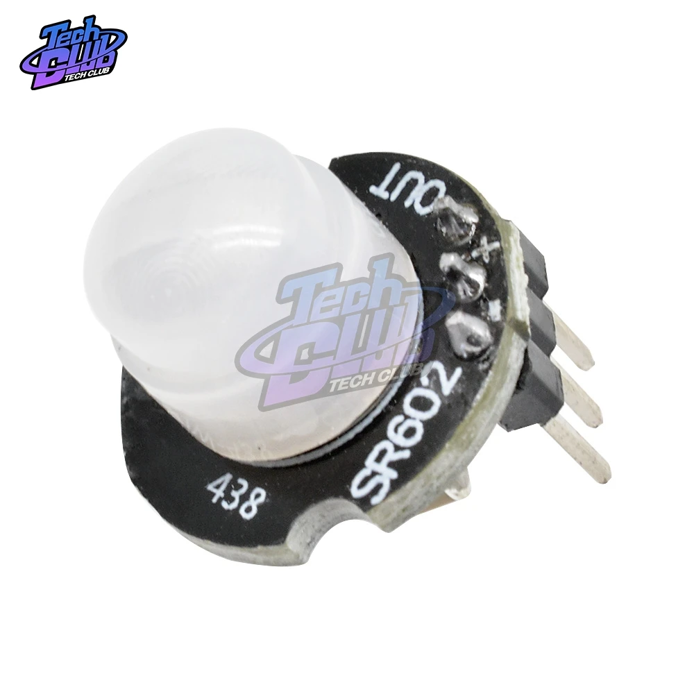 Sensor de movimento sr602, sensor infravermelho de corpo humano, interruptor sensor piroelétrico com alta sensibilidade