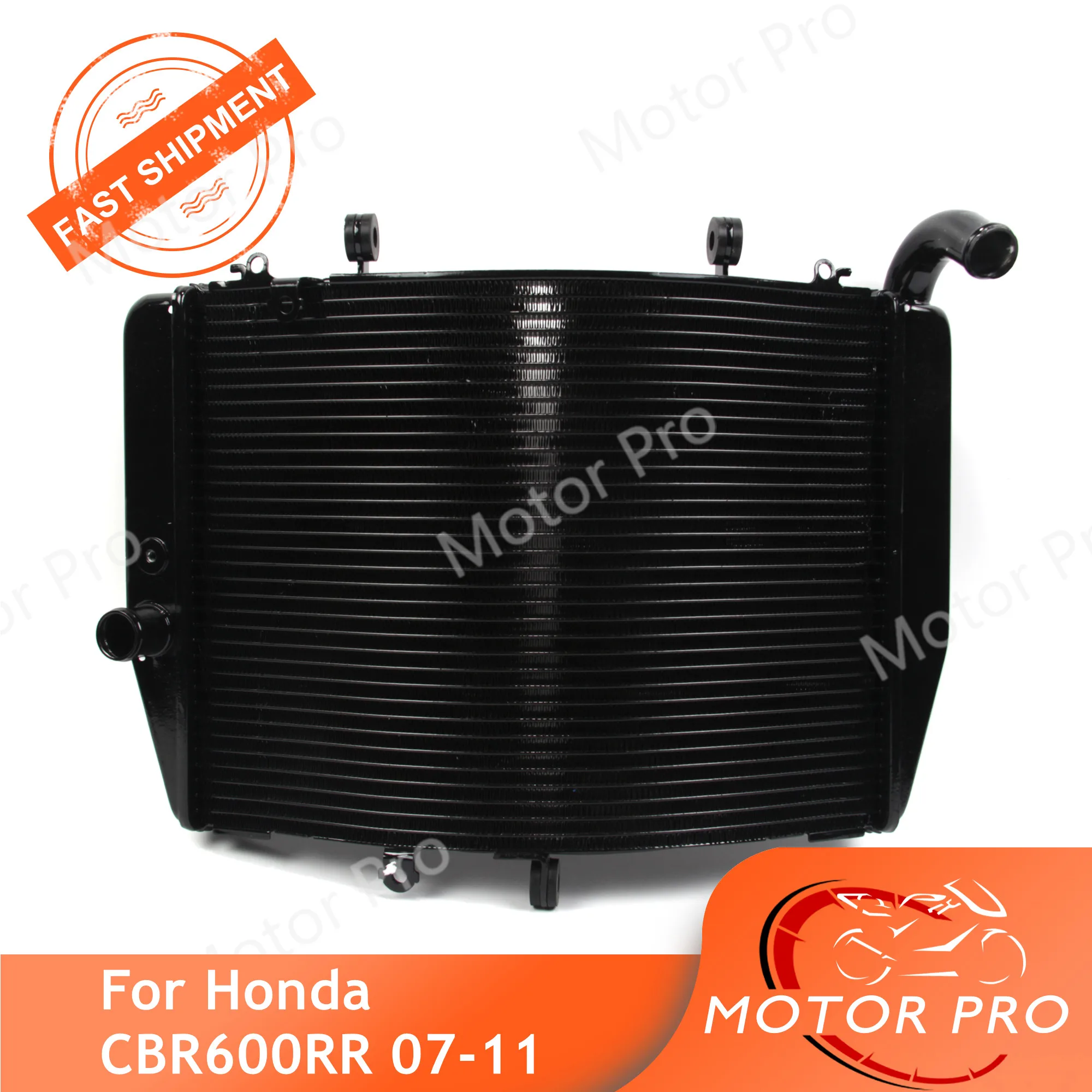 Motorcycle Radiator For Honda CBR600RR 2007 - 2011 Cooling Cooler Replacement Accessories CBR 600 RR CBR600 600RR 2008 2009 2010