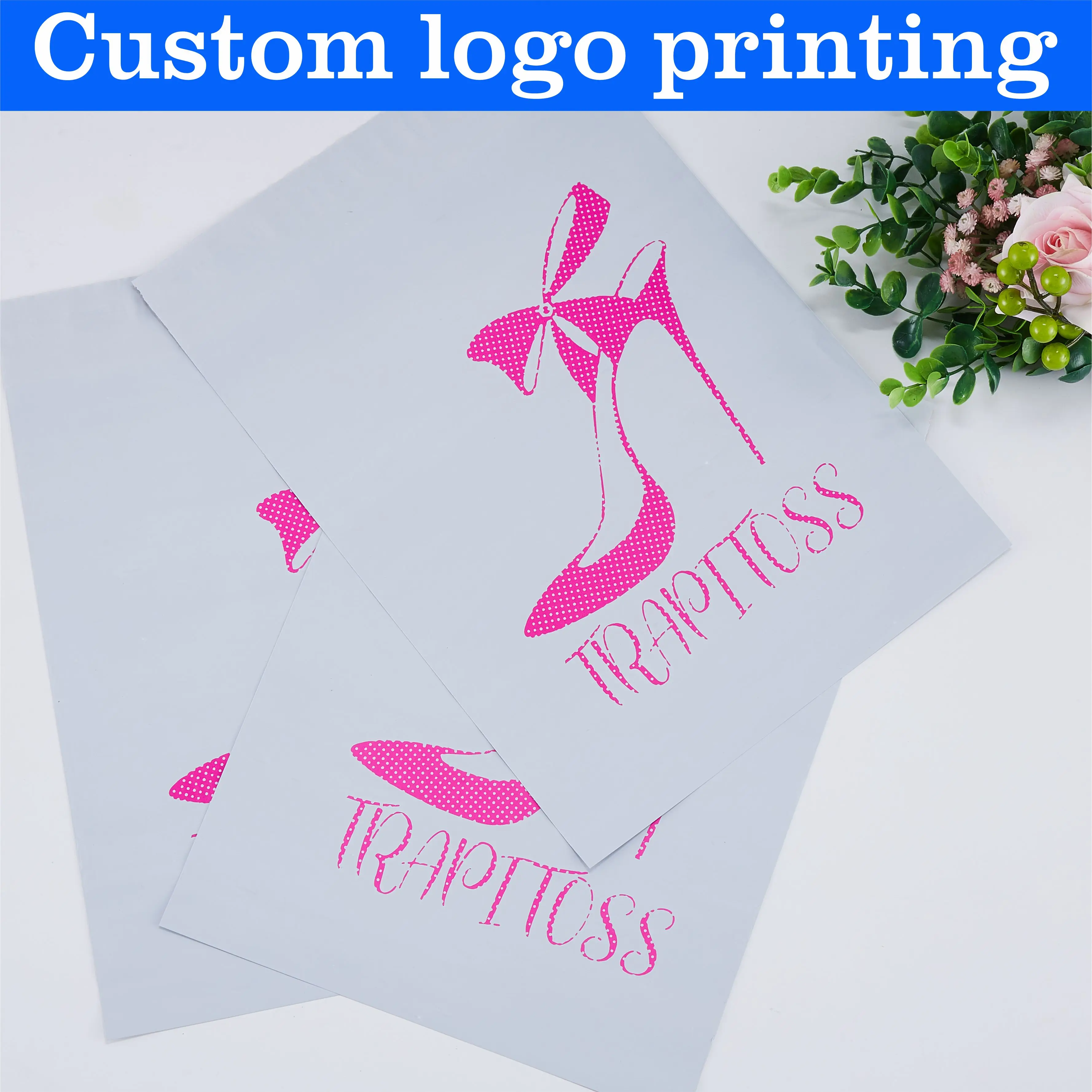 Custom Printed White Poly Mailers, Envelope Mailing, Plastic Shipping Packaging Bag, Custom Mailing Bags for Clothing Packaging