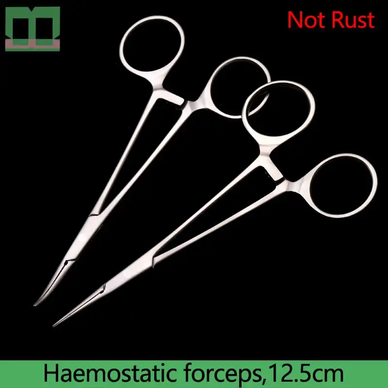 Haemostatic forceps 12.5cm stainless steel hemostatic forceps surgical operating instrument cosmetic plastic surgery