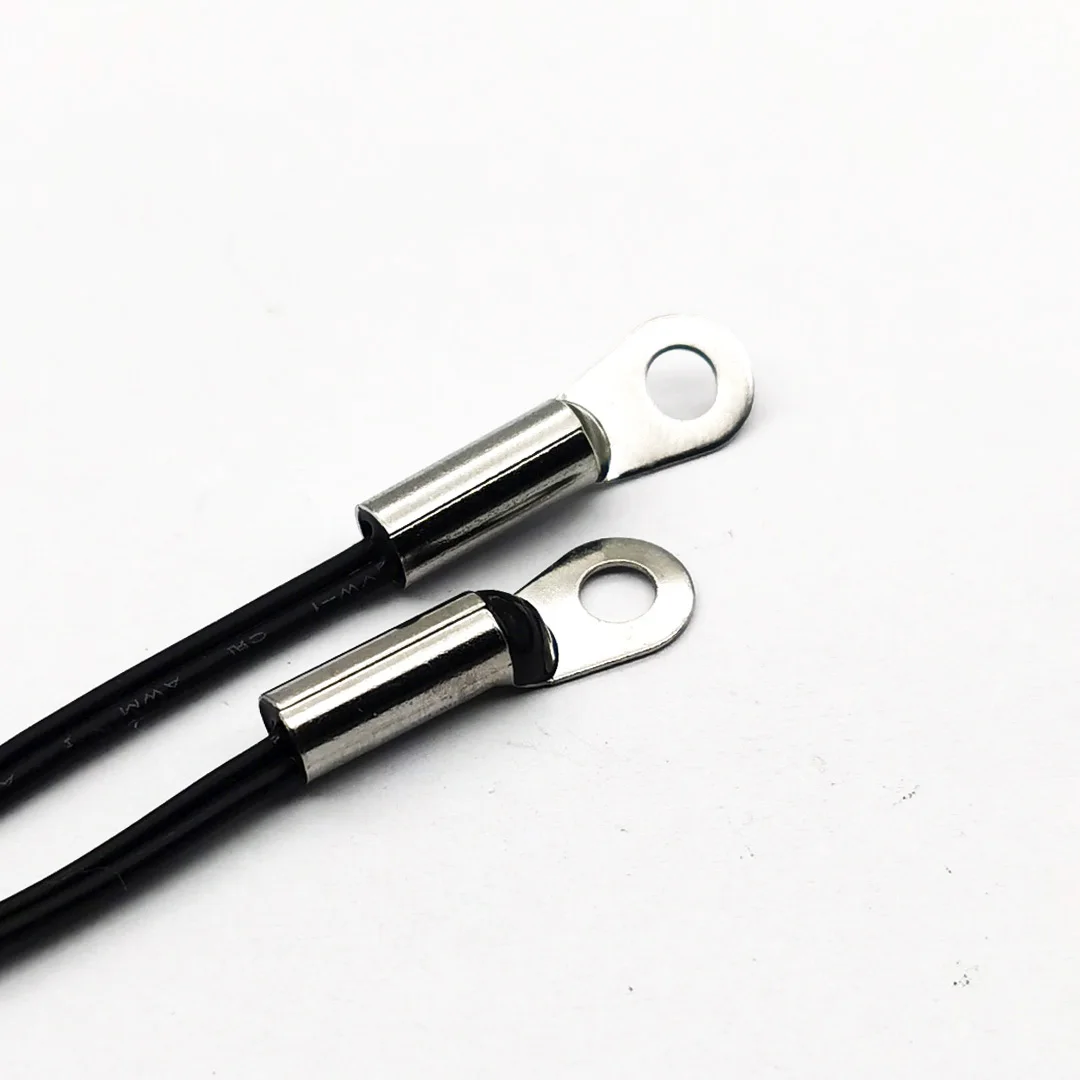 NTC Thermistor Temperature Sensor B3950 High Precision 10K 15K 20K 50K 100k Wire Ear Fixed Head M4 Temperature Sensing 3950 1M