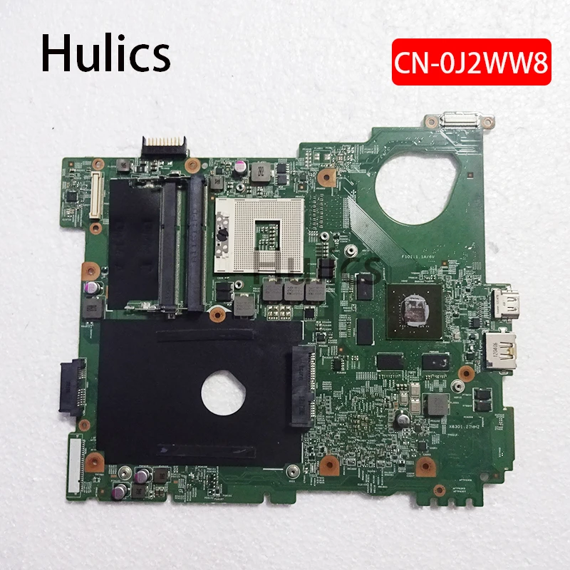 

Hulics Used 0J2WW8 CN-0J2WW8 MAIN BOARD For Dell Inspiron N5110 Laptop Motherboard HM67 DDR3