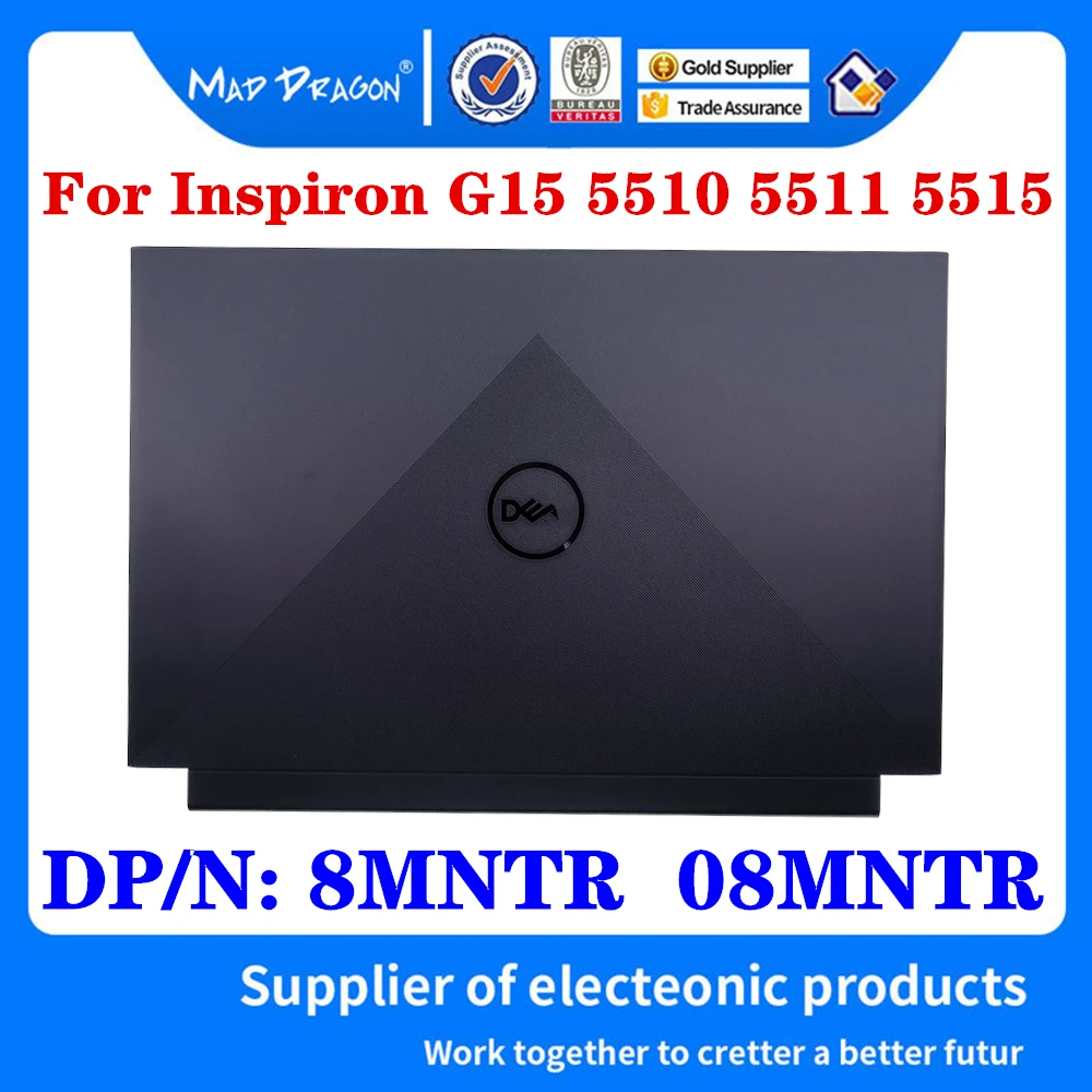 

New original 8MNTR 08MNTR AP36N000100 For Dell Inspiron 15 G15 5510 5511 5515 Gaming Laptop LCD Top Back Cover Black A Shell