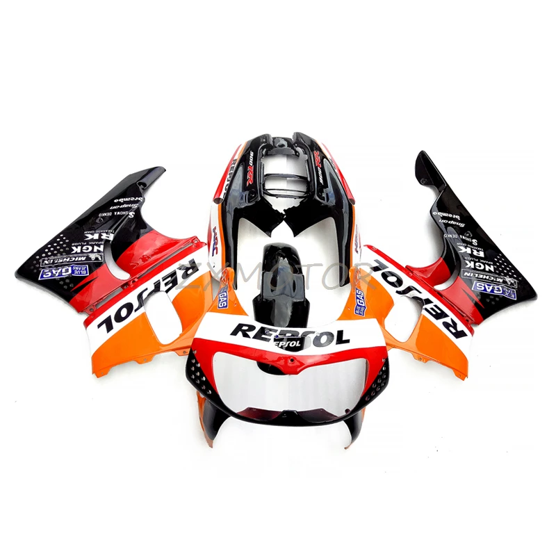 For HONDA CBR900RR 893 1996 1997 Orange Repsol Bodywork Excellent fairings CBR893 cbr893 96 97 Motorcycle Fairing Kit CV34