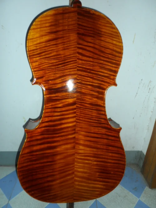 High quality handmade cello maple 4/4 solid wood natural red light cello stringed instrument portable professional violoncello