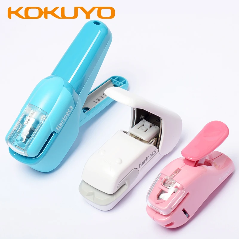 KOKUYO Stapleless Stapler Embossed Type Non-marking Student Portable Office Multi-function Hand-held Stapler Stapled 5/10 Sheets