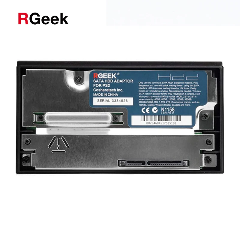 RGEEK Sata Network Adapter Adaptor For Sony PS2 Fat Game Console HDD Connector Plug For Sony Playstation 2 Fat Sata Socket