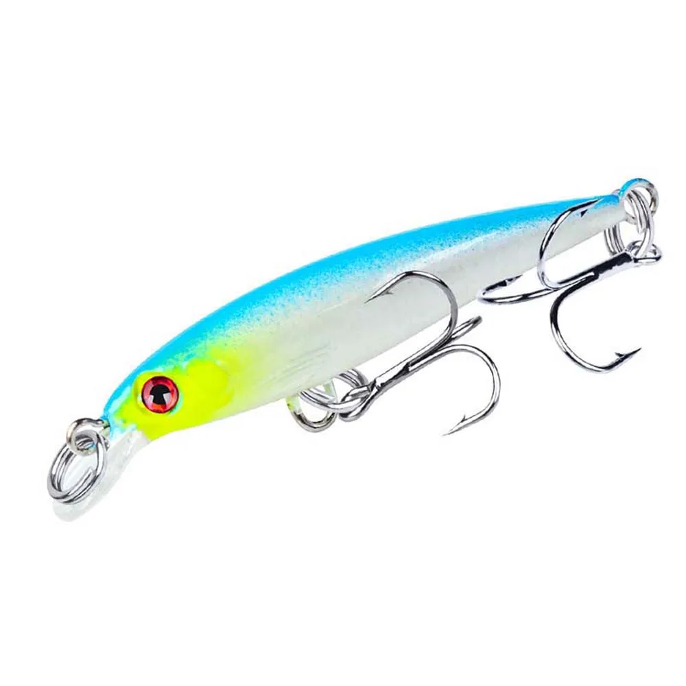 DHYJSFDC 1pcs 3g 5cm Small Fishing Lure Lifelike Minnow Hard Baits 3D Eyes Crankbait Wobblers Carp Fishing Peaca Tackle 8 Colors