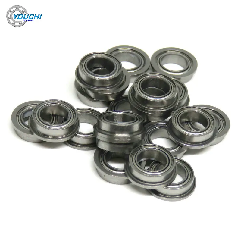 10pcs SMF85 ZZ Flange Bearing 5x8x2.5 MF85ZZ LF850ZZ Stainless Steel Flanged Ball Bearing 5*8*2.5 SF675ZZ