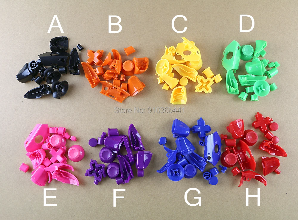 1set Replacement full sets LB RB LT RT Bumper Trigger D pad Button Parts For Xbox One Controller old version
