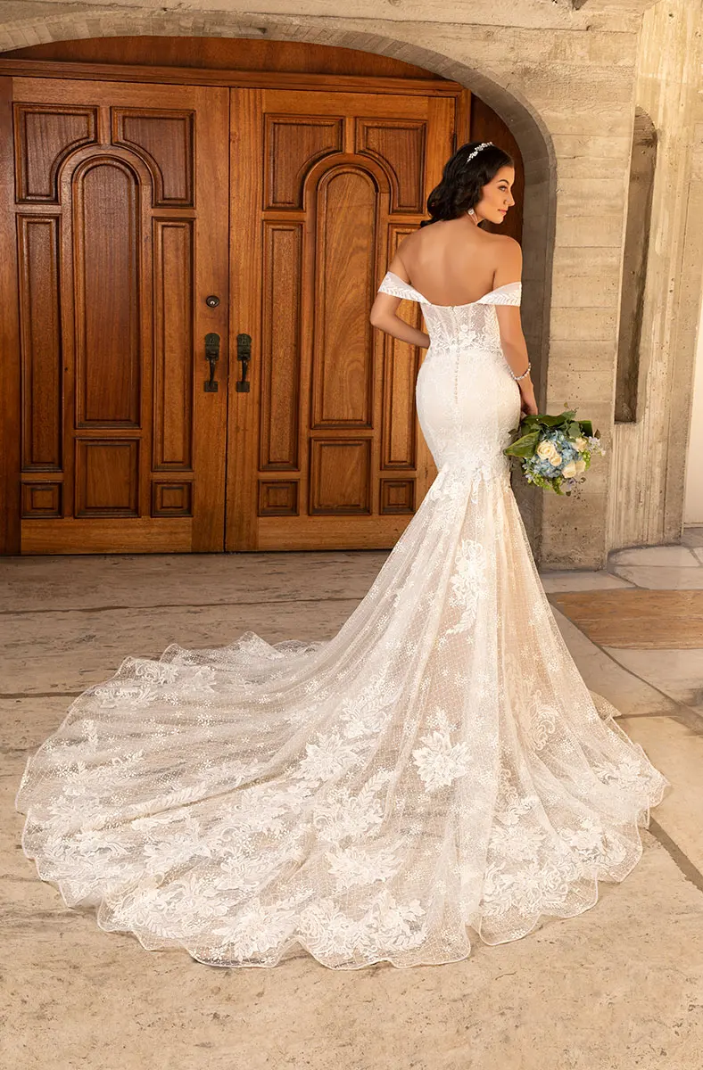 2021 Nieuwe Trouwjurken Lace Geappliceerd Kralen Mermaid Bruidsjurken Custom Made Sexy Off Shoulder Trouwjurk Vestidos De Novia