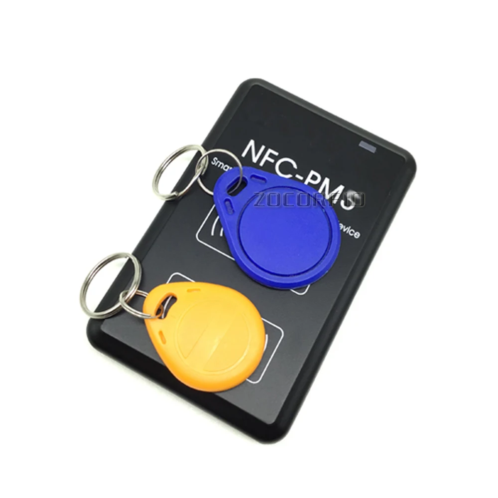 PM5 RFID NFC Copier IC ID Reader Writer Duplicator English Version Newest with Full Decode Function Smart Card Key+125KHZ card