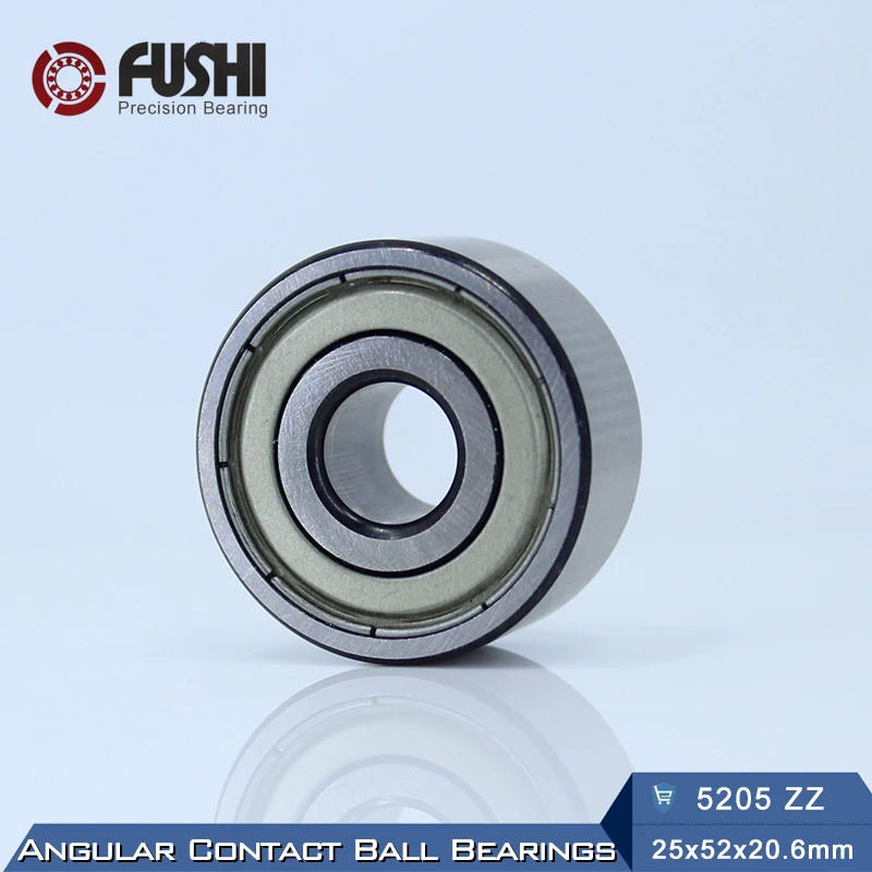 5205 ZZ Bearing 25*52*20.6 mm ( 1 PC ) Axial Double Row Angular Contact 5205ZZ 3205 ZZ 3056205 Ball Bearings