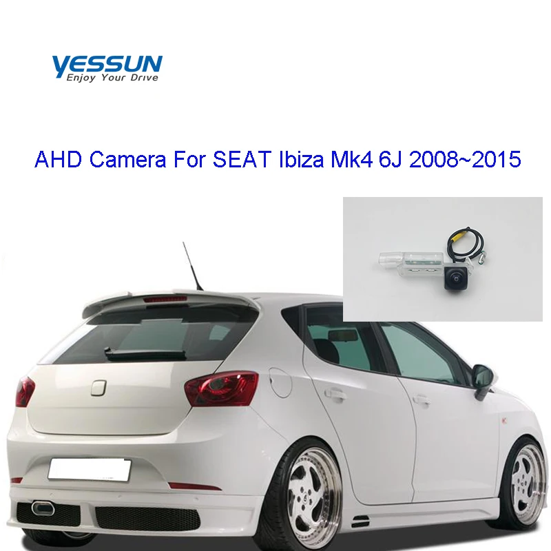 

Wide angle Rear view camera For SEAT Ibiza Mk4 6J 2008~2015 AHD 720P backup parking license plate camera