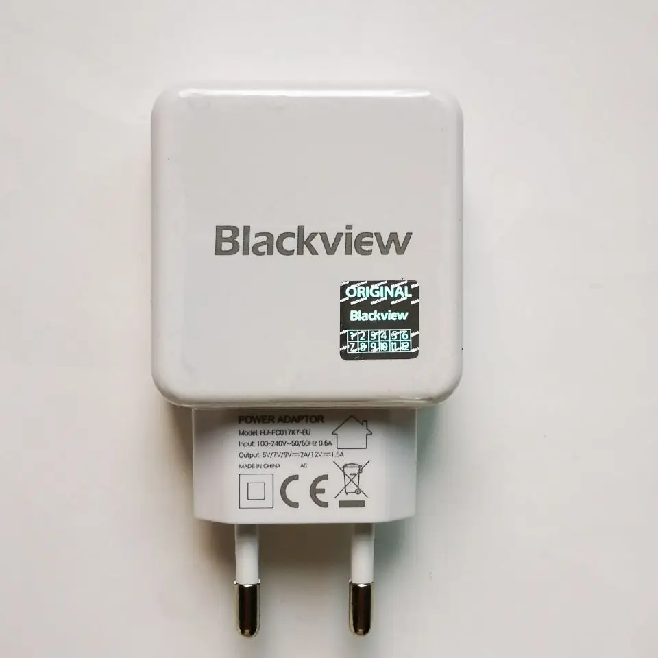 Original New Blackview BV9500 BV9000 BV9600 BV9700 BV9800 PRO Adaptor Travel Charger EU Plug Adapter +Type-C type c USB Cable