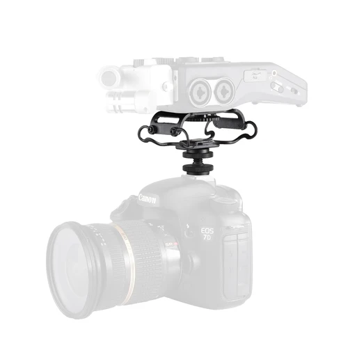 Imagen 2 del producto Soporte de choque para micrófono BOYA BY-C10 para Zoom H4n/H5/H6 para registros Sony Tascam DR-40 DR-05 micrófono Shockmount Olympus Tascam