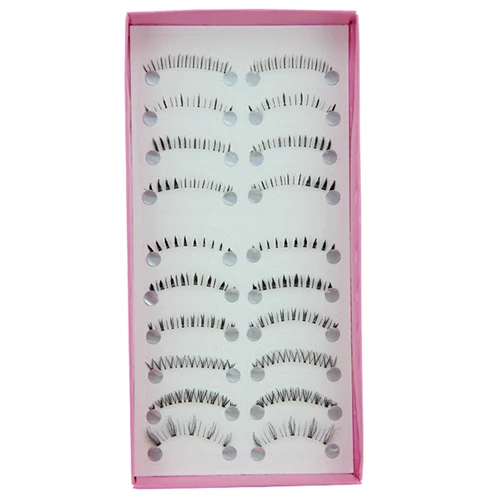 10 Pairs Different Style Lower Under Bottom Eye Lashes Extension False Eyelashes Different Styles Lower Under Bottom Fake Eye