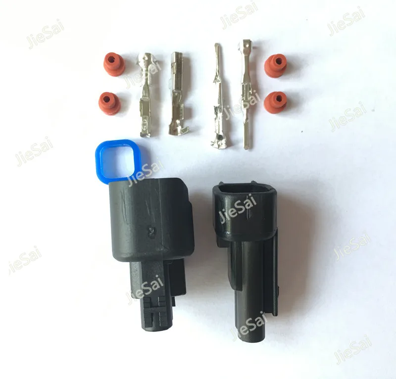 Delphi 2 Pin Female And Male EV6 Fuel Injector Electrical Connector Auto Plug