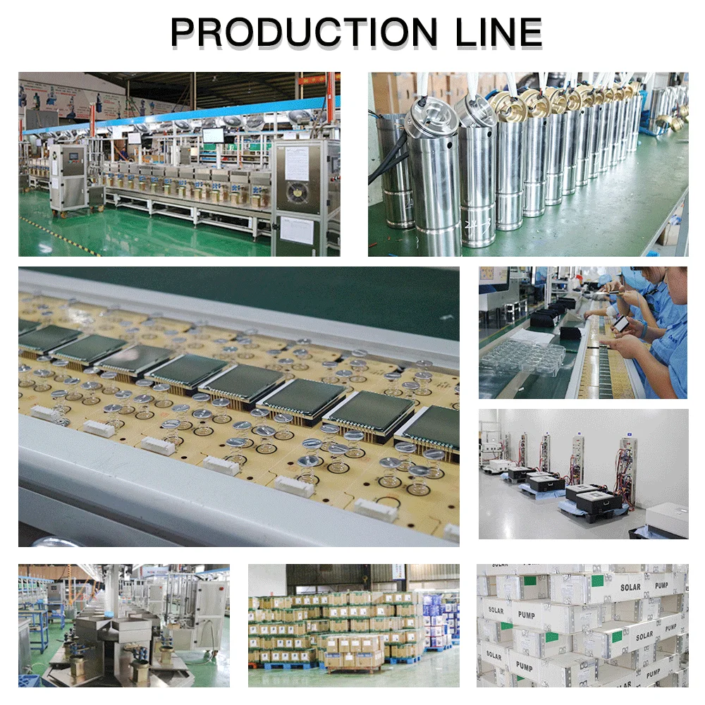 Imagem -06 - Bomba de Água Solar de Baixa Pressão Bomba de Água Submersível com Controlador Embutido Mppt 150w 370w 750w 12v 24v 48v