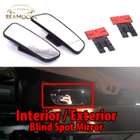 Reamocea 2x Blind Spot Mirror for Car Outside Auxiliary Mirror Rearview Mirror Sticky Convex Wide Angle Parking Reversing Mirror