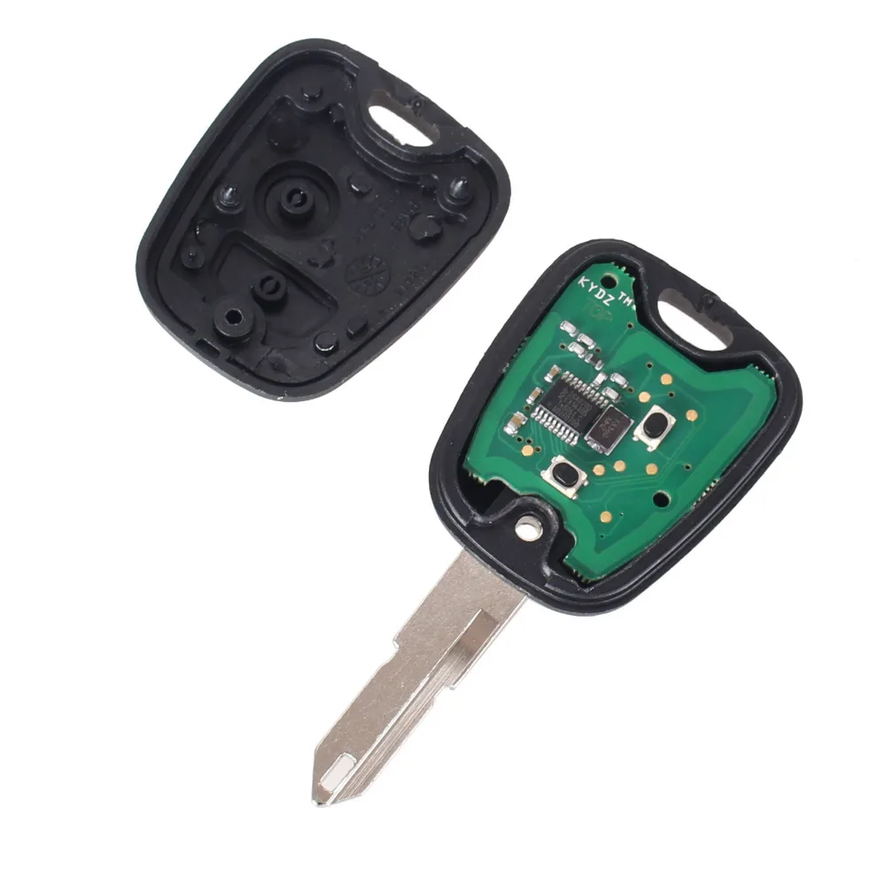 KEYYOU 2 Buttons NE73 Blade Remote Key Fob Controller For PEUGEOT 206 433MHZ With PCF7961 Transponder Chip