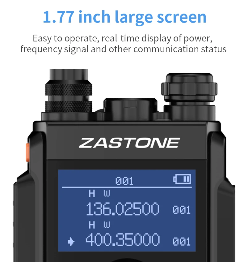 Zastone M7トランシーバーvhf uhf portatileラジオ5ワットトランシーバー2600バッテリー双方向ラジオfmハム136-174 400-480mhz