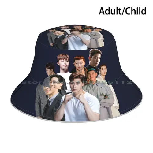 박서준 콜라주 사진 버킷 모자 선캡 Psj 박수 6 월 _? Kill Me 치유 Me 그녀는 예쁜 싸움 내 방식으로 