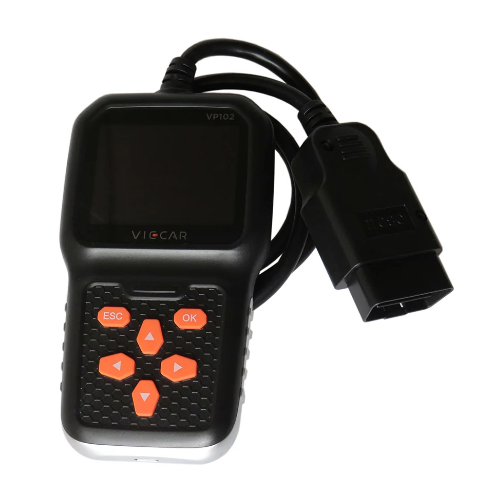 OBD2 диагностические инструменты для грузовиков Viecar VP102, универсальный считыватель кодов для тяжелых грузовиков с несколькими системами, OBD 2 J1939 J1708