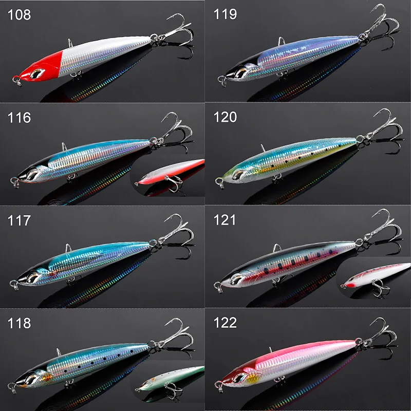 NOEBY Stickbait Topwater – Señuelo flotante de superficie para lubina - imagen 2