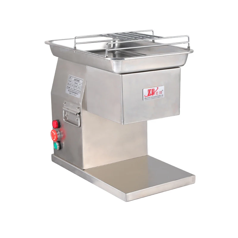 Meat Cutter Machine 3mm Stainless Steel Commercial 600W Electric Food Cutting Slicer Kitchen Restaurant