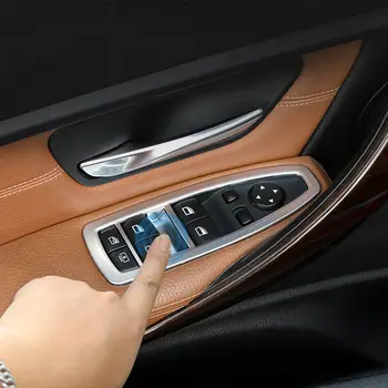 適用於BMW3系列4系列3GT F30 F32 F34汽車內裝換檔桿空調CD按鈕面板門扶手裝飾蓋貼紙 10 最佳銷售 BMWF30內裝 - №7