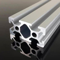 2040 T groove EU standard aluminum profile extrusion 100mm-1000 mm long guide aluminum profile for DIY3D printer worktable