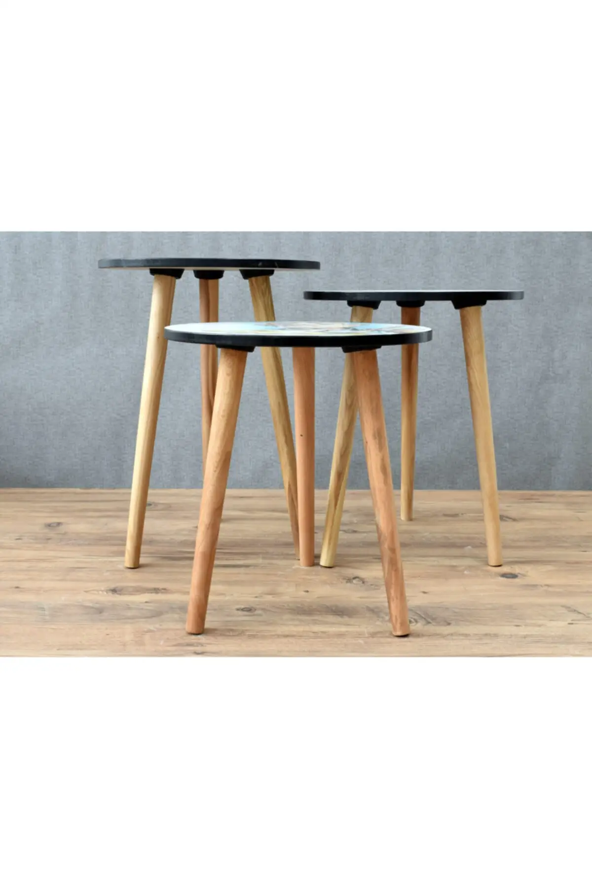 Zigon – Table basse moyenne, 3 pièces