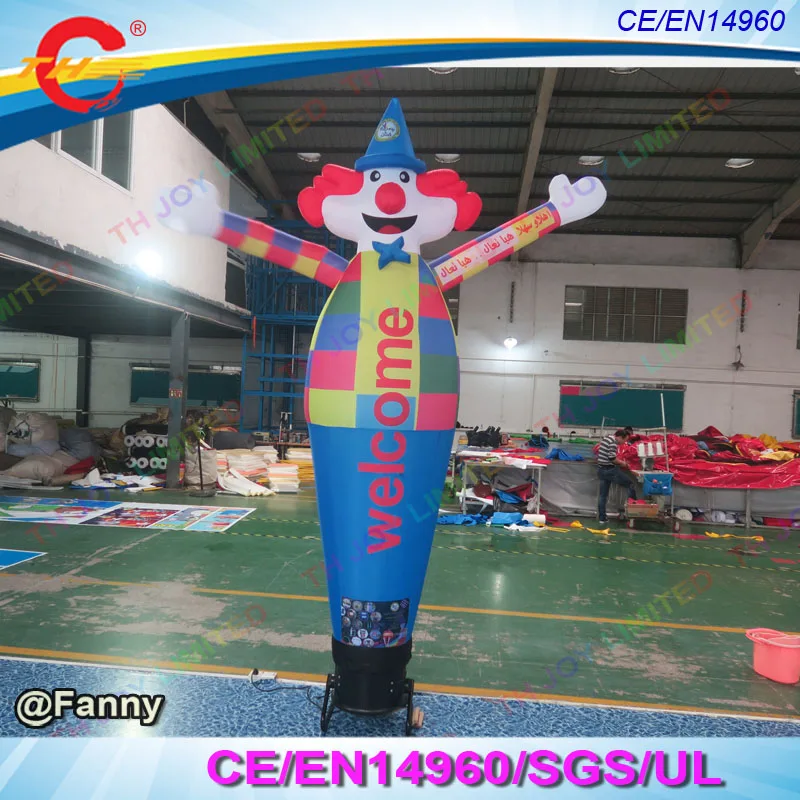 Free air shipping to door!  inflatable clown dancer , inflatable clown dancer cartoon clown air dancer clown flying tube man