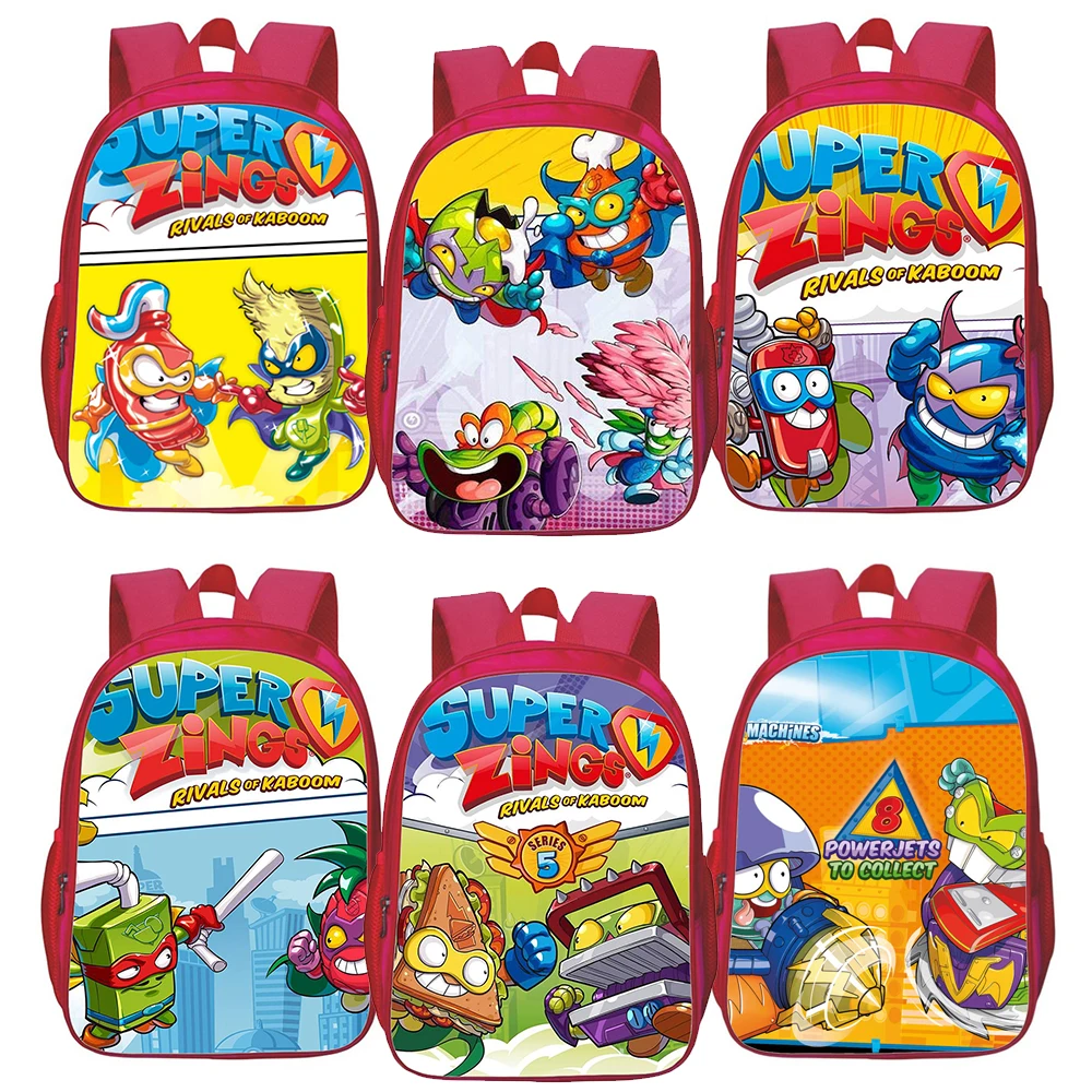 NEW Superzings Backpack Girls Kids Toddler Cartoon Game Knapsack Baby Children Toddler Rucksack  School Bag Girl gift Mochila