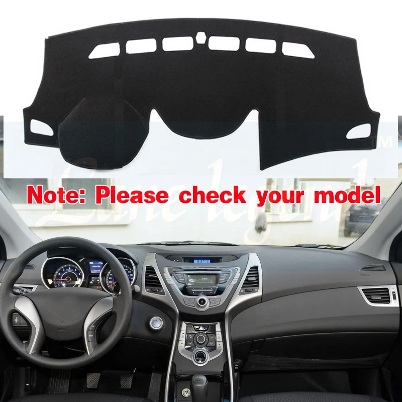 For Hyundai Elantra 2011 2012 2013 2014 2015 MD UD Avante Anti-Slip Mat Dashboard Cover Pad Sunshade Dashmat Anti-UV Accessories