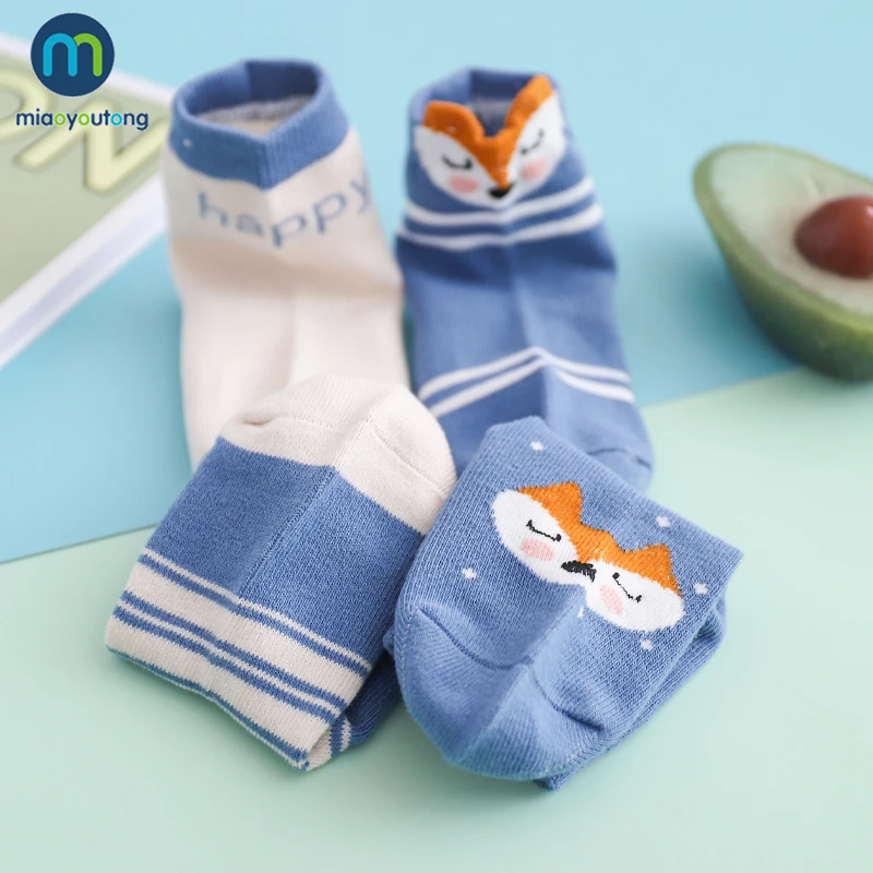 5 Pairs/Lot High Quality Cute Cartoon Thick Cotton Knit Baby Socks Children\'s Socks For Girls Kids Socks For Boys Miaoyoutong