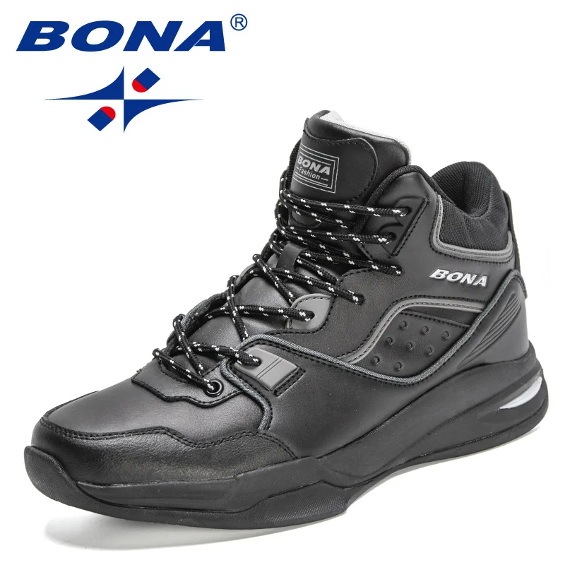 BONA 2022 New Designers Brand Professional Basketball Shoes Men High-Top Sneakers Man Light Comfortable Walking Shoes Mansculino