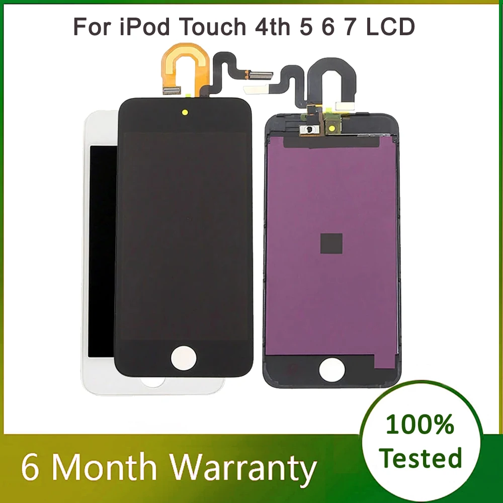 Original LCD For iPod Touch 4 5 6 7 LCD Display with Digitizer Assembly For iPod LCD Touch 4th 5th 6th 7th complete LCD Screen