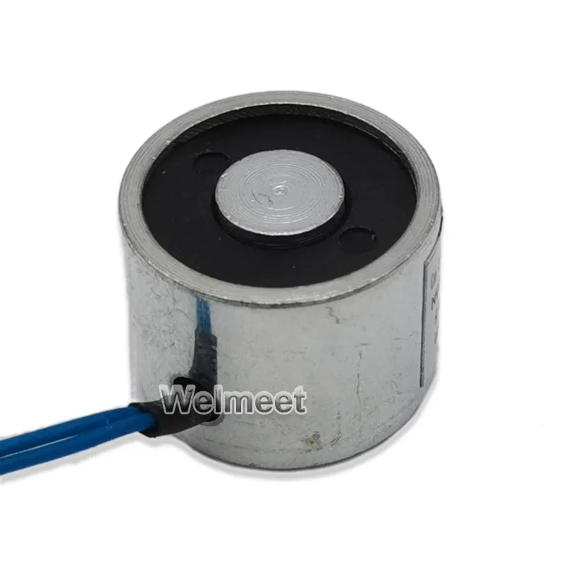 1pcs 20mm 25N DC6 12V 24V Miniature Electromagnet Solenoid Sucking Disc Type Solenoid Sucker Suction Cup Magnet