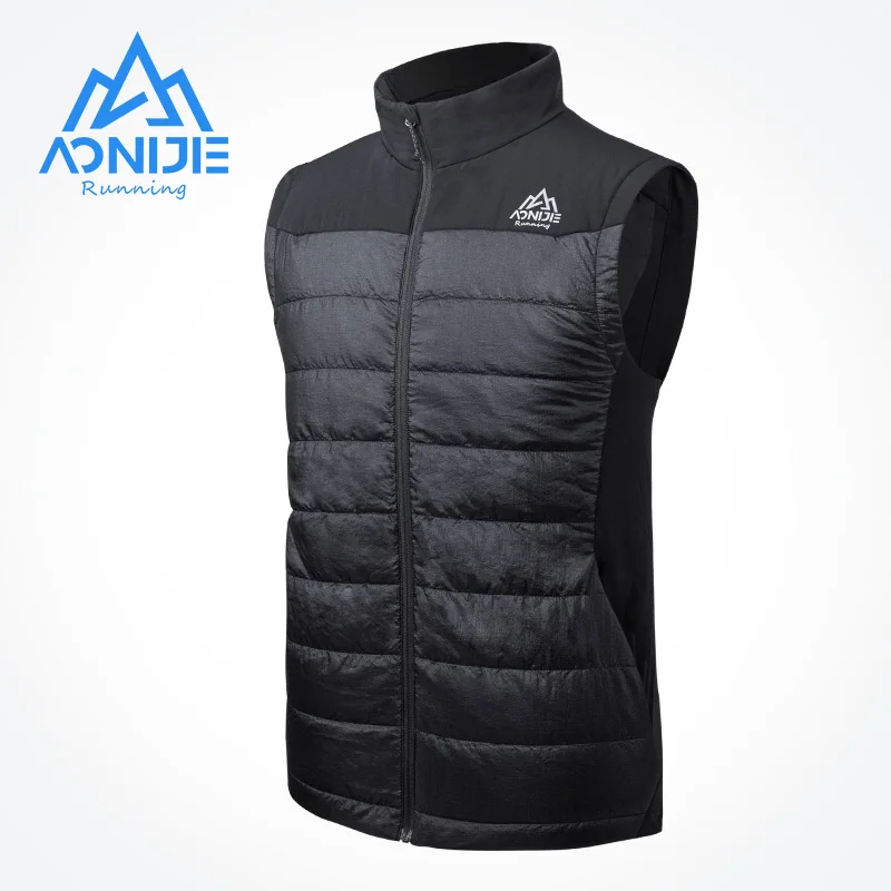 AONIJIE F5107 Lightweight Winter Outdoor Warm Vest Sports Windproof Waistcoat Thermal Weskit For Running Climbing Hiking Cycling